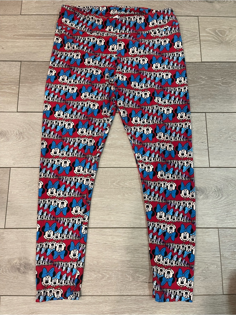 LuLaRoe Minnie Mouse Print Leggings